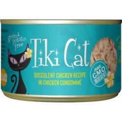 Tiki Cat Puka Puka Luau Chicken Wet Cat Food, 6 oz., Case of 8, 8 X 6 OZ found on Bargain Bro from petco.com for USD $20.00