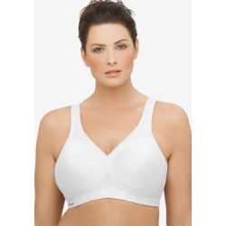 Plus Size Women's MAGICLIFT® SEAMLESS SPORT BRA 1006 by Glamorise in White (Size 44 G) found on Bargain Bro from fullbeauty for USD $38.75
