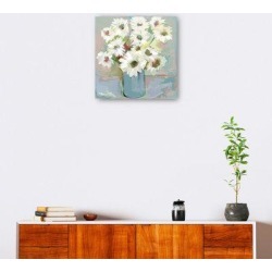 Red Barrel Studio® Petal Panache II By Studio Arts Canvas Art Print Canvas & Fabric in Black, Size 35.0 H x 35.0 W x 1.5 D in | Wayfair