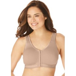 Plus Size Women's Wireless Front-Close T-Shirt Bra by Comfort Choice in Nude (Size 48 B) found on Bargain Bro Philippines from OneStopPlus for $29.99