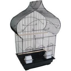 YML Taj Mahal top shape Black Bird Cage, Small