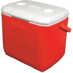COLEMAN 3000002001 Personal Cooler,30 qt.,38 Cans,Red,White