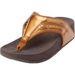 Plus Size Women's The Sporty Thong Sandal by Comfortview in Bronze (Size 8 WW) found on Bargain Bro from SwimsuitsForAll.com for USD $35.71