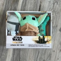 Disney Dog | 3 Pack Pet Toys - Starwars Disney | Color: Black/Green | Size: Os