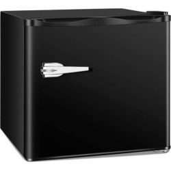 Small Freezer,Freestanding Mini Freezer with Reversible Door & Removable Shelf & Adjustable Temperature Control