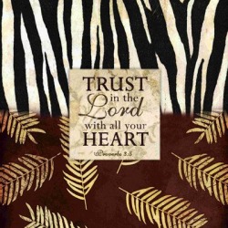 Trinx Trust in the Lord Ethnic - Wrapped Canvas Print Canvas & Fabric in White, Size 36.0 H x 36.0 W x 1.25 D in | Wayfair found on Bargain Bro from Wayfair for USD $88.15