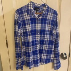 J. Crew Tops | Beautiful Blue J. Crew Button Up - Perfect For Spring Transition Size 6 | Color: Blue | Size: 6