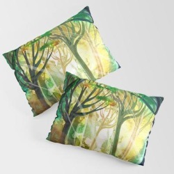 Sunny King Size Pillow Sham by Franciscomffonseca - STANDARD SET OF 2 - Cotton