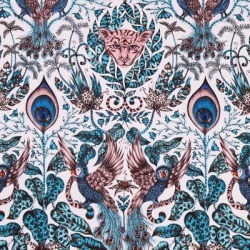 Clarke&Clarke LLC Animalia Amazon Fabric in Pink, Size 54.0 W in | Wayfair F1107/04.CAC.0