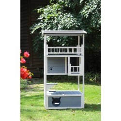 Outdoor Cat House Cat Tree Cat Condo Cat