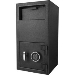 Barska Standard Depository Safe w/ Electronic & Key Lock in Black, Size 27.0 H x 14.0 W x 14.0 D in | Wayfair AX12590 found on Bargain Bro from Wayfair for USD $443.83