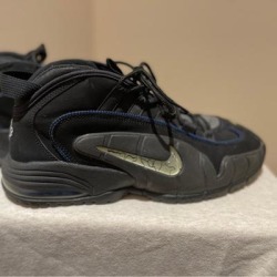 Nike Shoes | 2014 Retro Nike Air Penny 1 Game Royal Sz 11 Perfect Condition. | Color: Black/Blue | Size: 11