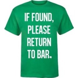 petite If Found Please Return To Bar - Mens Short Sleeve Tee Shirt (XXL), Men's