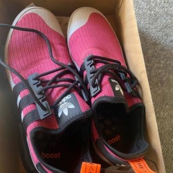 Adidas Shoes | Adidas Nmd R1 Trail Shoe - Wild Pink Black - Size 8.5 | Color: Gray/Pink | Size: 8.5