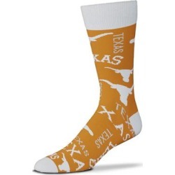 "For Bare Feet Texas Longhorns Wall to Crew Socks"