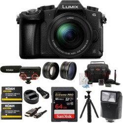 Panasonic LUMIX G85 Camera with 12-60mm Lens and Microphone Bundle