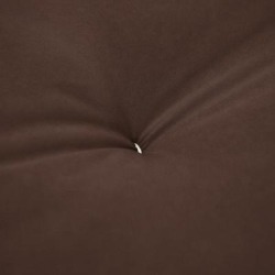 Full-Size 6-inch Dark Brown Suede Futon Mattress (Frame not included)