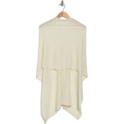High Neck Cashmere Poncho In Bleached Wht At Nordstrom Rack found on Bargain Bro from lyst.com for USD $106.38