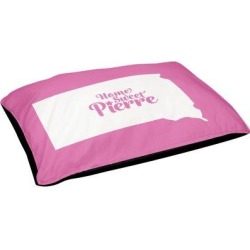 East Urban Home Pierre South Dakota Outdoor Dog Pillow Polyester in Pink, Size 6.0 H x 28.0 W x 18.0 D in | Wayfair found on Bargain Bro from Wayfair for USD $63.79
