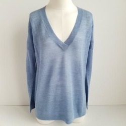 J. Crew Tops | J Crew Knitted Pullover Top | Color: Blue | Size: S found on Bargain Bro from poshmark, inc. for USD $22.80