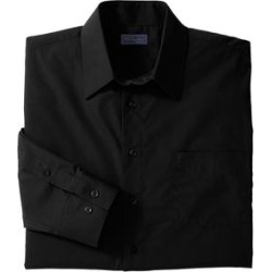 Men's Big & Tall KS Signature No Hassle® Long-Sleeve Dress Shirt by KS Signature in Black (Size 19 35/6) found on Bargain Bro from OneStopPlus for USD $44.07