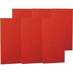 WALL CONTROL 35-P-3296RD Pegboard,Round,32 In. H,96 In. W,Red found on Bargain Bro Philippines from Zoro Tools Industrial Supplies for $209.00