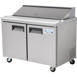 Avantco APT-48-HC 48" 2 Door Refrigerated Sandwich Prep Table