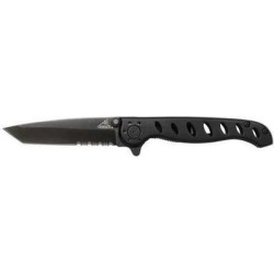 GERBER 31-000486 Folding Knife,Serrated,Tanto,3-1/8In,Blk found on Bargain Bro from Zoro Tools Industrial Supplies for USD $32.25