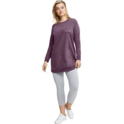 Plus Size Women's Love Tunic Sweatshirt by ellos in Dusty Purple (Size 10/12) found on Bargain Bro from fullbeauty for USD $25.49