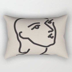Rectangular Pillow | Janey - Henri Matisse - Lithograph - Vintage Art Print - Digital Download - Printable Matisse Print by Lyndaloveplace - Small (17" x 12") - Society6