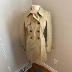 J. Crew Jackets & Coats | J.Crew Iconic Trench Coat Beige Size 2 | Color: Tan | Size: 2 found on MODAPINS