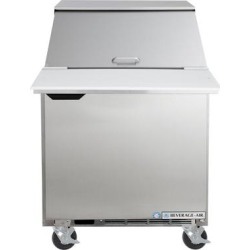 Beverage Air SPE27A 27" 1 Door Refrigerated Sandwich Prep Table