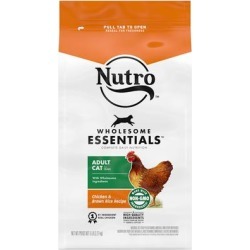 Nutro Wholesome Essentials Chicken & Brown Rice Recipe Adult Natural Dry Cat Food, 5 lbs.