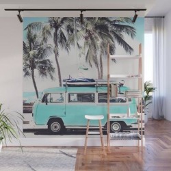 Wall Mural | Beach Experience by Andreas12 - 8' X 8' - Society6