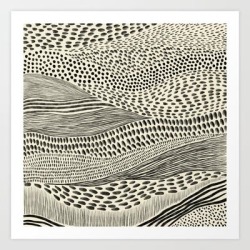 Hand Drawn Patterned Abstract Ii Art Print by Alisa Galitsyna - X-Small