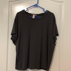 Victoria's Secret Tops | Dark Grey Loose Fitting Top | Color: Gray | Size: M found on Bargain Bro from poshmark, inc. for USD $7.60