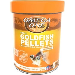 Omega One Goldfish Small Sinking Pellets, 4.2 oz. found on Bargain Bro from petco.com for USD $6.83