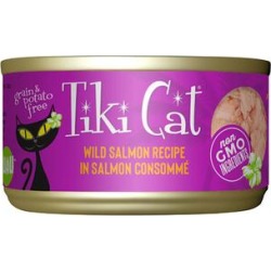 Tiki Cat Hanalei Luau Salmon Wet Cat Food, 2.8 oz. found on Bargain Bro from petco.com for USD $1.51