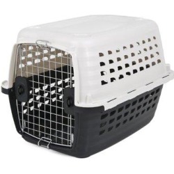 Petmate Compass Pet Carrier Plastic in Black/White, Size 20.0 H x 19.19 W x 28.1 D in | Wayfair 41033 found on Bargain Bro from Wayfair for USD $60.00