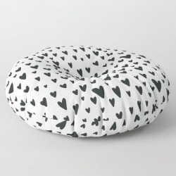 Floor Pillow | Black And White Scandinavian Nursery Prints Patterns by Creativebabies - ROUND - 30" x 30" - Society6