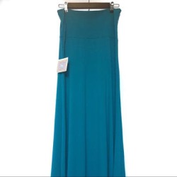 Lularoe Dresses | Lularoe Teal Maxi Dress Size M | Color: Blue | Size: M