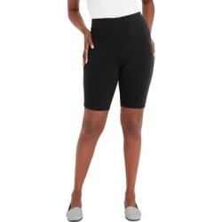Plus Size Women's Everyday Bike Short by Jessica London in Black (Size 18/20) found on Bargain Bro from Ellos for USD $15.19