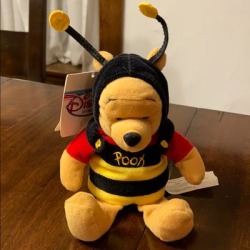 Disney Toys | Disney Winnie The Pooh Bumblebee Pooh Mini Beanie | Color: Orange | Size: 8 Mini Beanie found on Bargain Bro from poshmark, inc. for USD $15.20