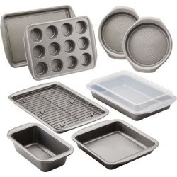 Circulon Nonstick Bakeware 10 Piece Bakeware Set Steel in Gray | Wayfair 47485