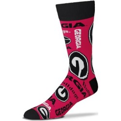 "For Bare Feet Georgia Bulldogs Wall to Crew Socks"