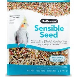 ZuPreem Sensible Seed Bird Food for Medium Birds, 2 lbs.