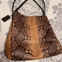 Coach Bags | Coach Phoebe, Snake Design Flash Sale | Color: Brown/Tan | Size: Os