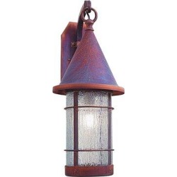 Arroyo Craftsman Valencia 1-Light Outdoor Wall Lantern Glass in Brown, Size 18.5 H x 7.25 W x 11.0 D in | Wayfair VB-7OF-AC found on Bargain Bro Philippines from Wayfair for $808.40