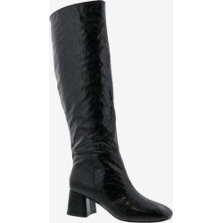 Wide Width Women's Remi Boots by Bellini in Black Crinkle Metallic (Size 13 W) found on Bargain Bro from SwimsuitsForAll.com for USD $92.71