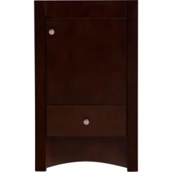 19-in. W 17.75-in. D Transitional Birch Wood-Veneer Vanity Base Only In Espresso - American Imanginations AI-1627 found on Bargain Bro from totally furniture for USD $430.53